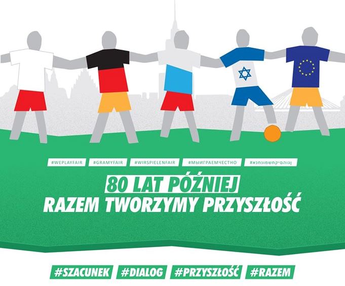 80 lat po wybuchu II Wojny Światowej – dziewczęta i chłopcy z Polski, Izraela, Niemiec i Rosji wykorzystali siłę football3 do promocji POKOJU, SZACUNKU i DIALOGU!